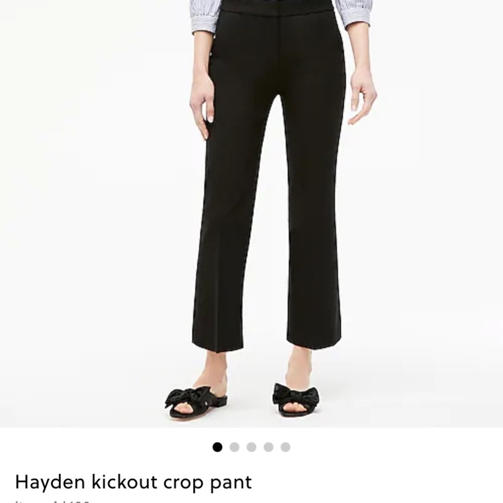J.Crew hayden kickout crop pant